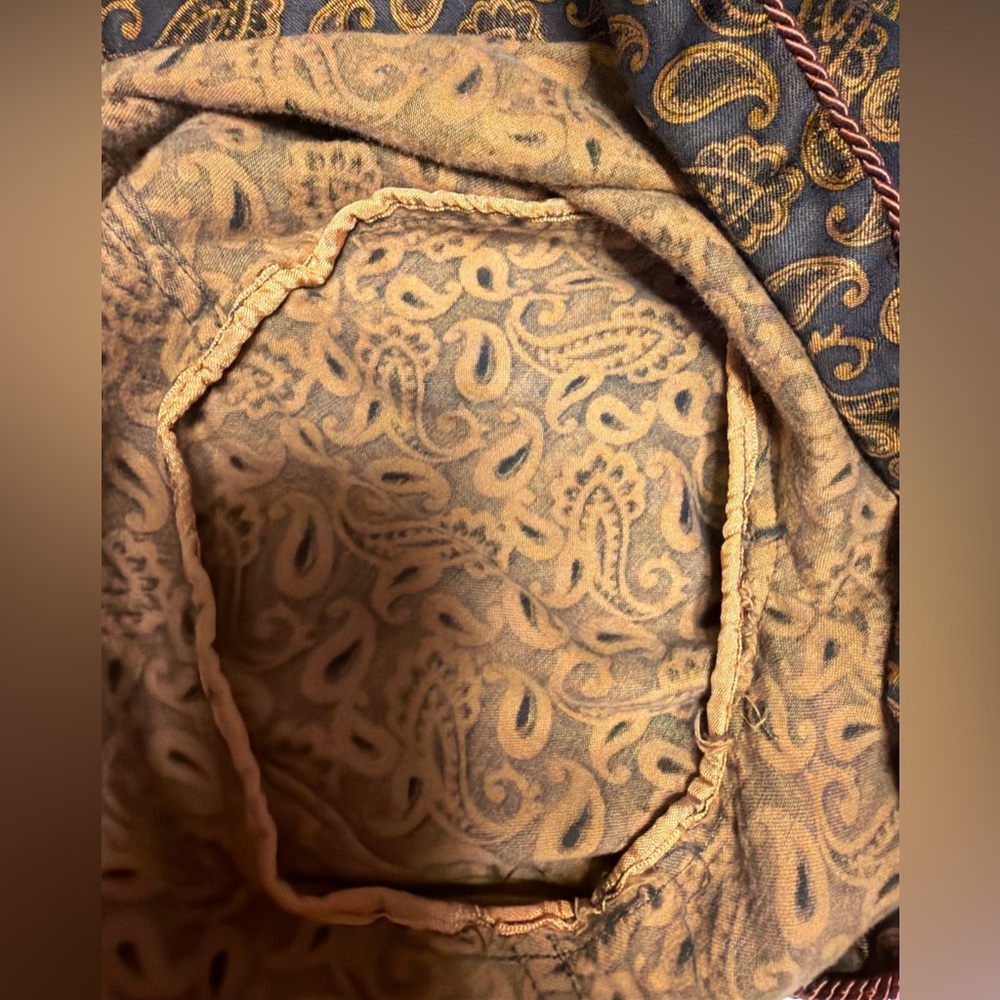 Vintage Creation 60’s/70’s Lordy Paris Paisley Smoking Jacket Robe Unisex - Picture 15 of 16